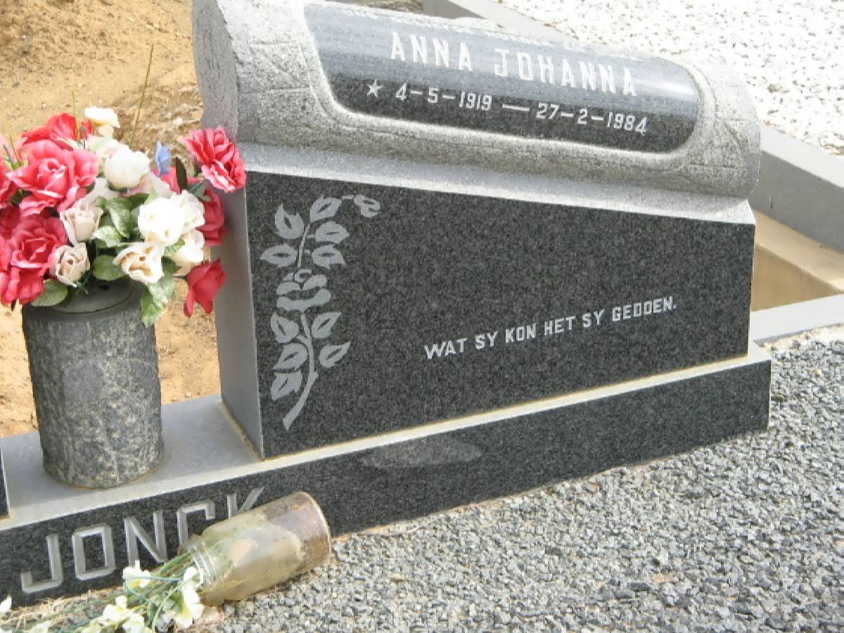 JONCK George 1915-1977 & Anna Johanna 1919-1984 _2