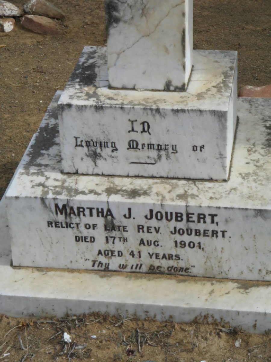 JOUBERT Martha J. -1901 