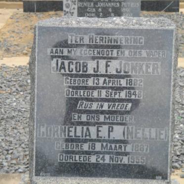 JONKER Jacob J.F. 1882-1948 &amp; Cornelia E.P. 1887-1955 