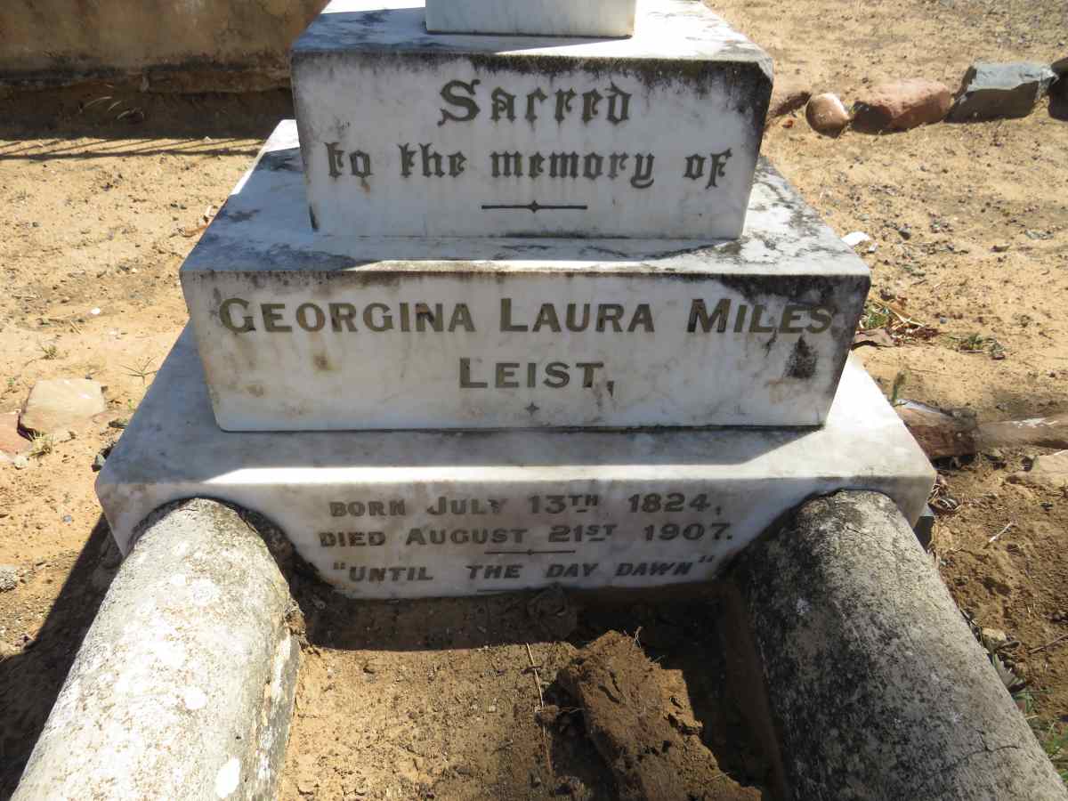 LEIST Georgina Laura Miles 1824-1907