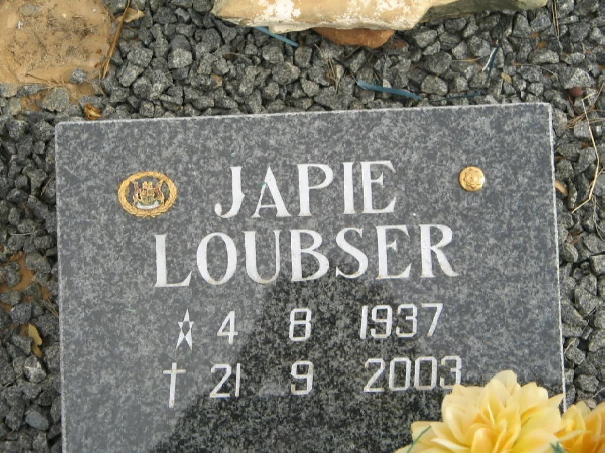 LOUBSER Japie 1937-2003