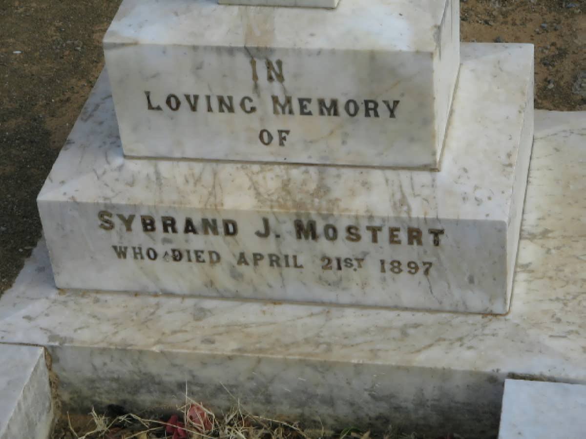 MOSTERT Sybrand J. -1897
