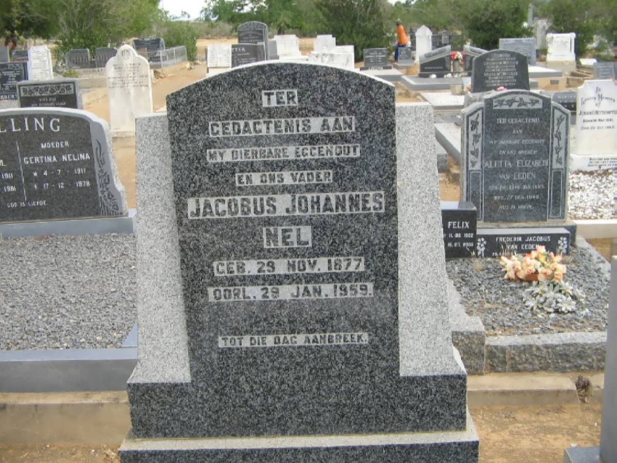 NEL Jacobus Johannes 1877-1959