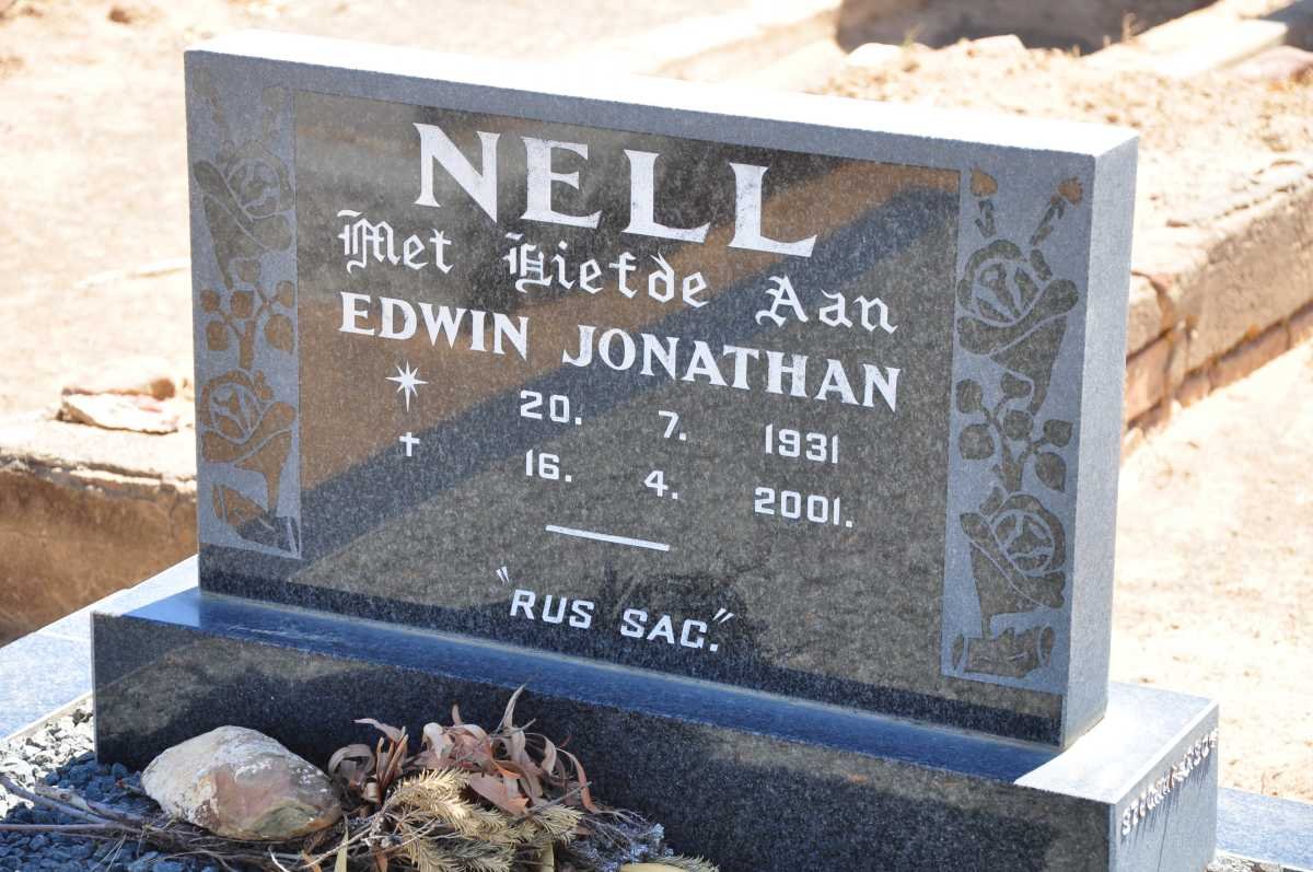 NELL Edwin Jonathan 1931-2001