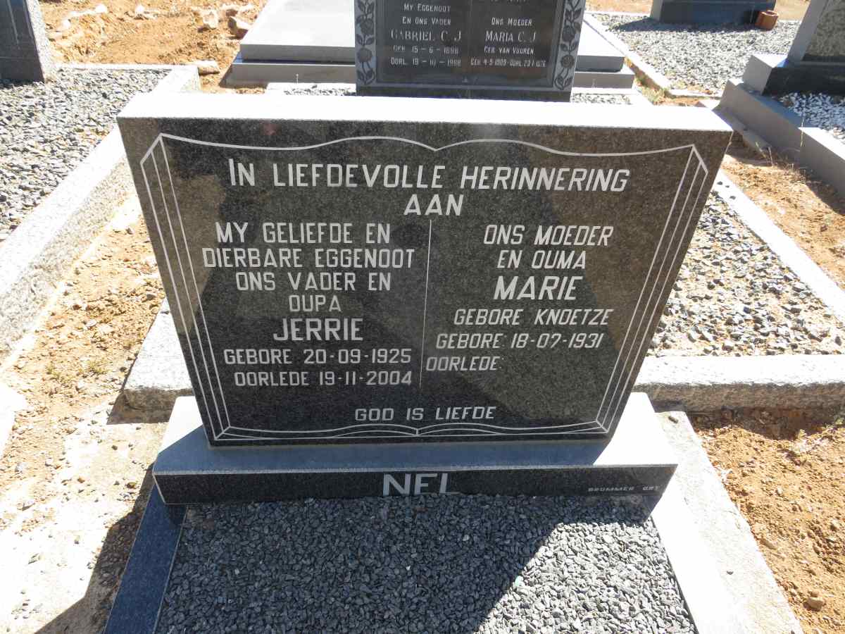 NEL Jerrie 1925-2004 & Marie KNOETZE 1931-2021 _1