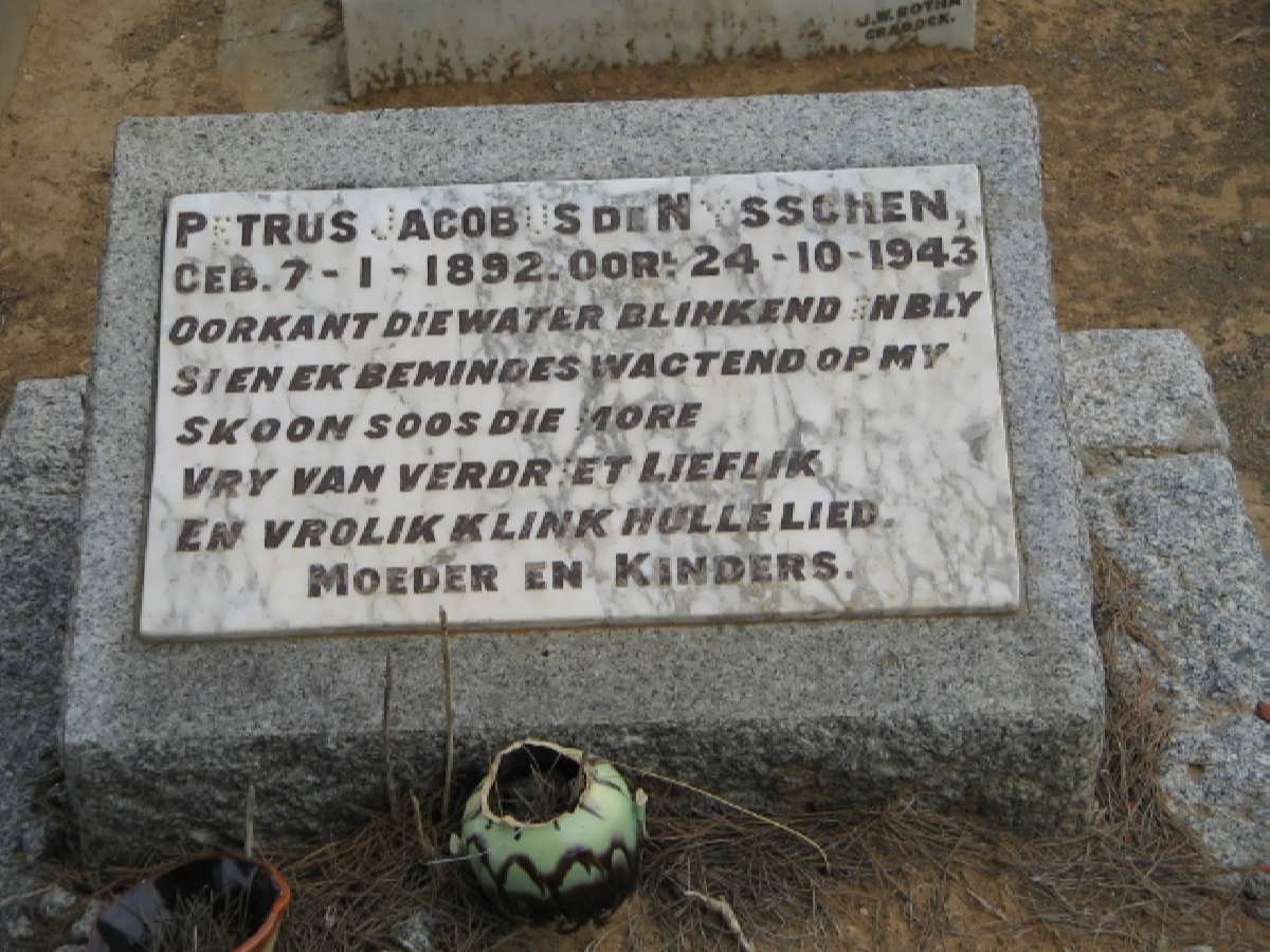 NYSSCHEN Petrus Jacobus, de 1892-1943