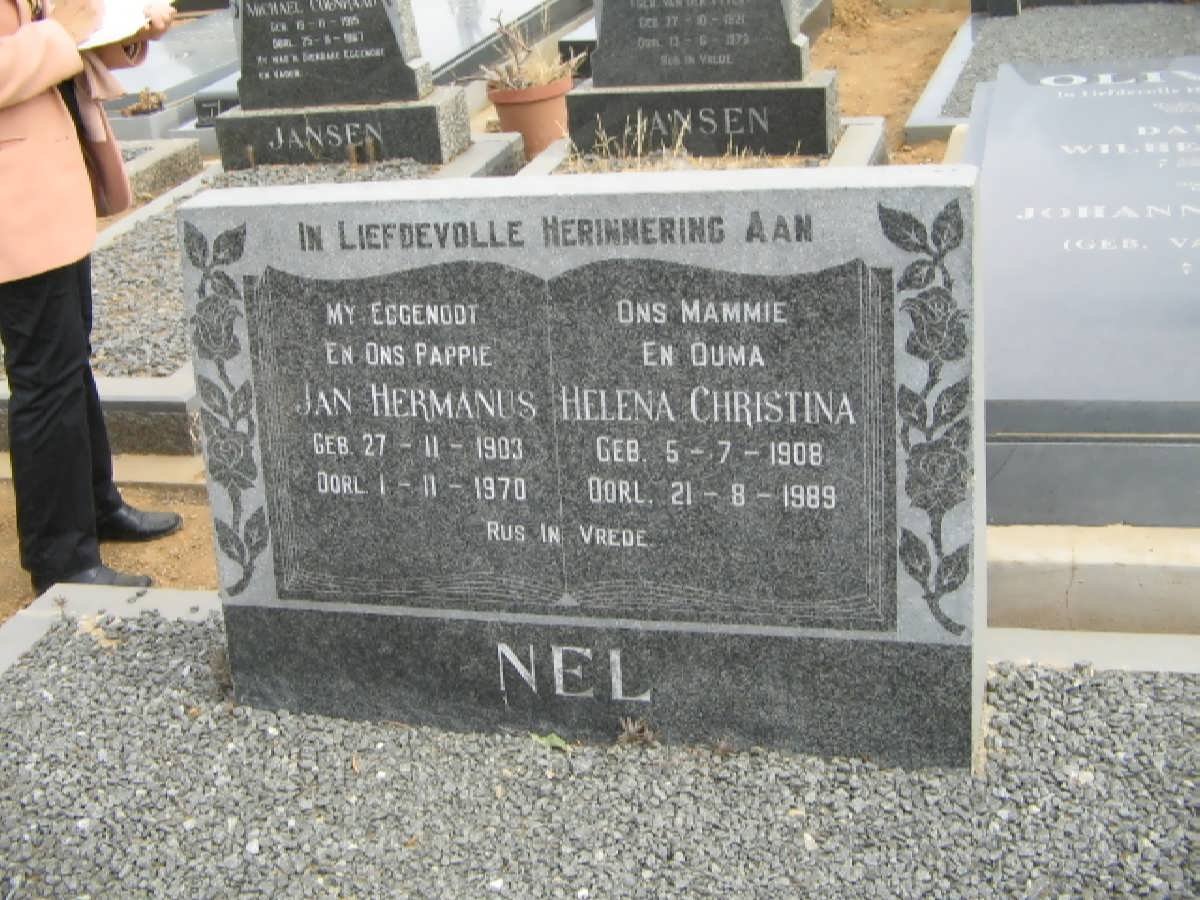 NEL Jan Hermanus 1903-1970 &amp; Helena Christina 1908-1989