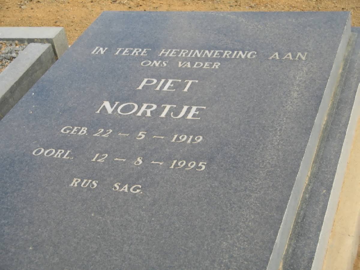 NORTJE Piet 1919-1995