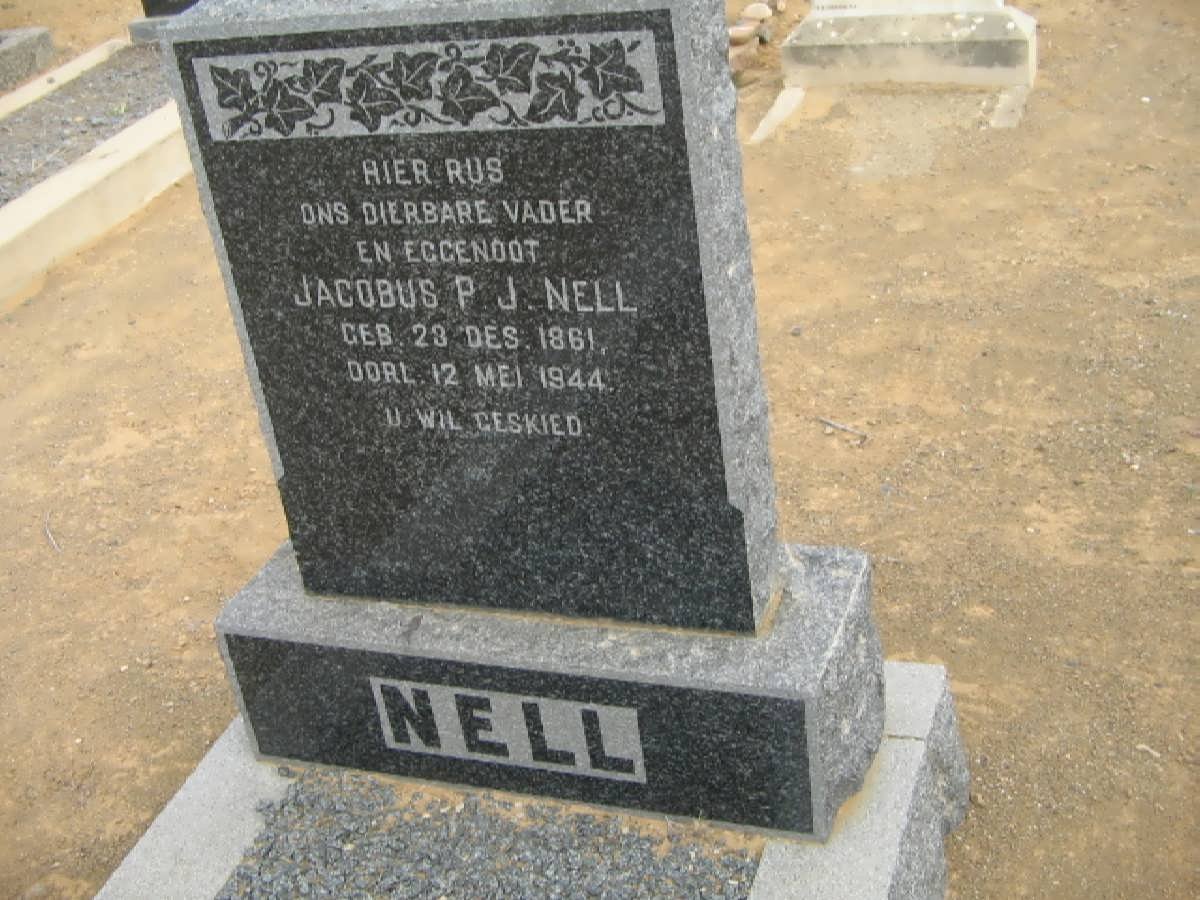 NELL Jacobus P.J. 1861-1944