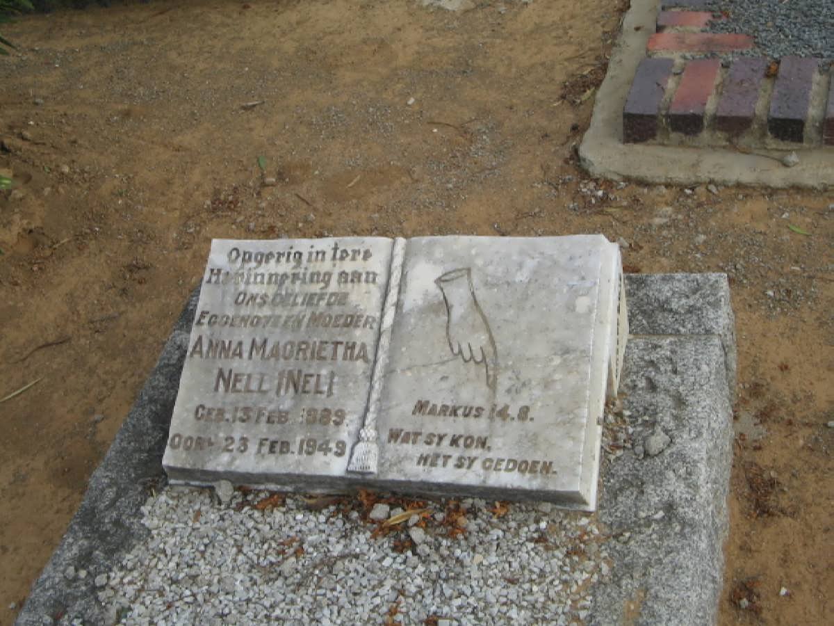 NELL Anna Maorietha geb NEL 1889-1949