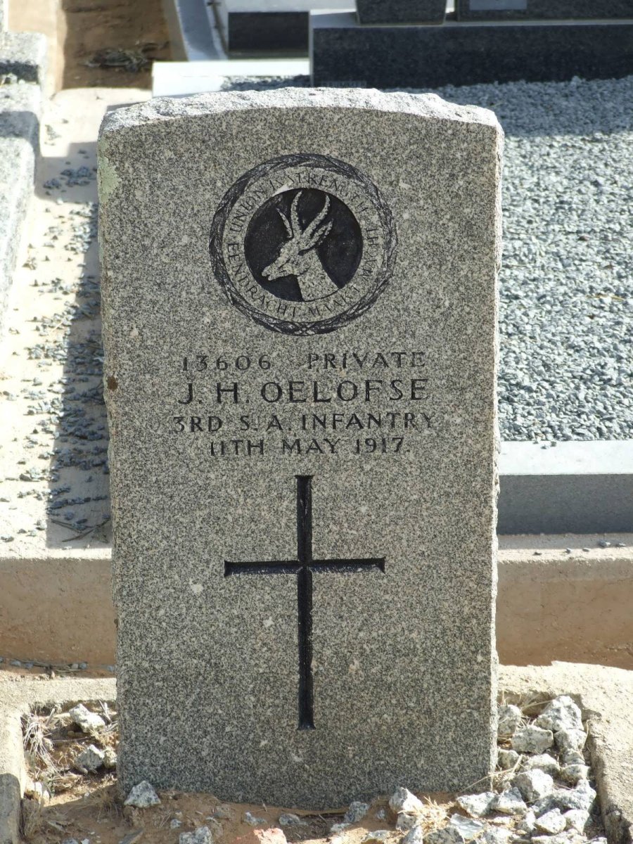 OELOFSE J. H. -1917