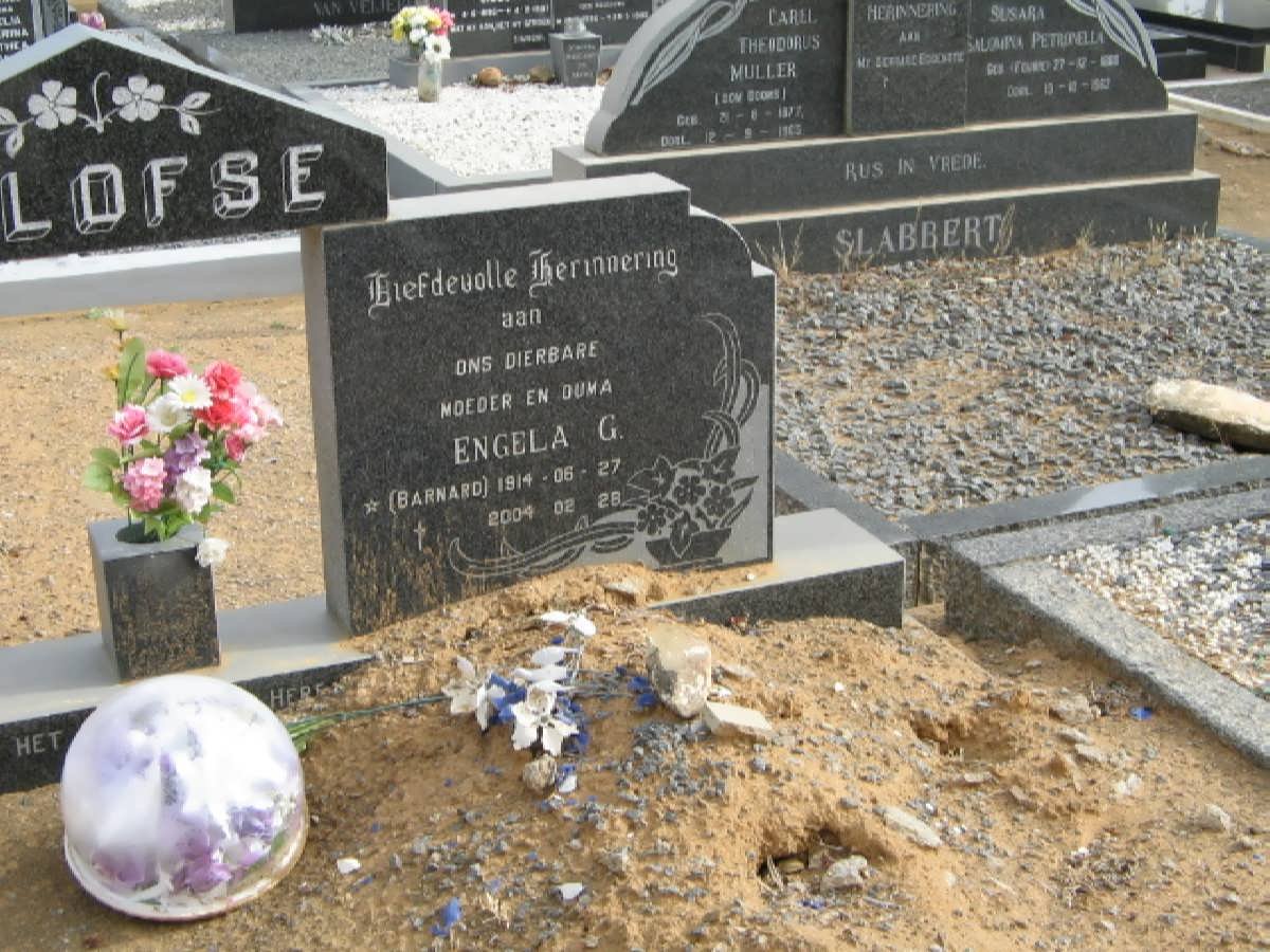 OELOFSE Engela G. geb BARNARD 1914-2004