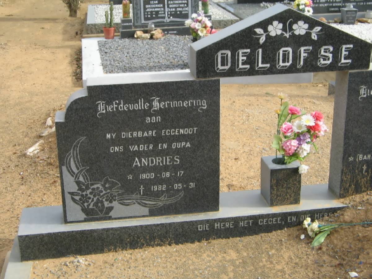 OELOFSE Andries 1900-1982