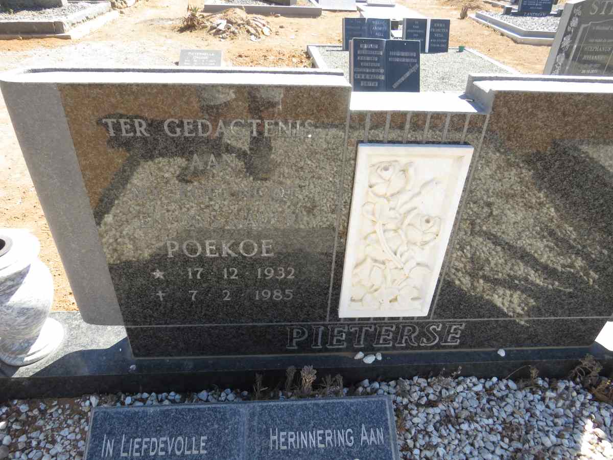 PIETERSE Poekoe 1932-1985 & Johanna 1939-2015 _1
