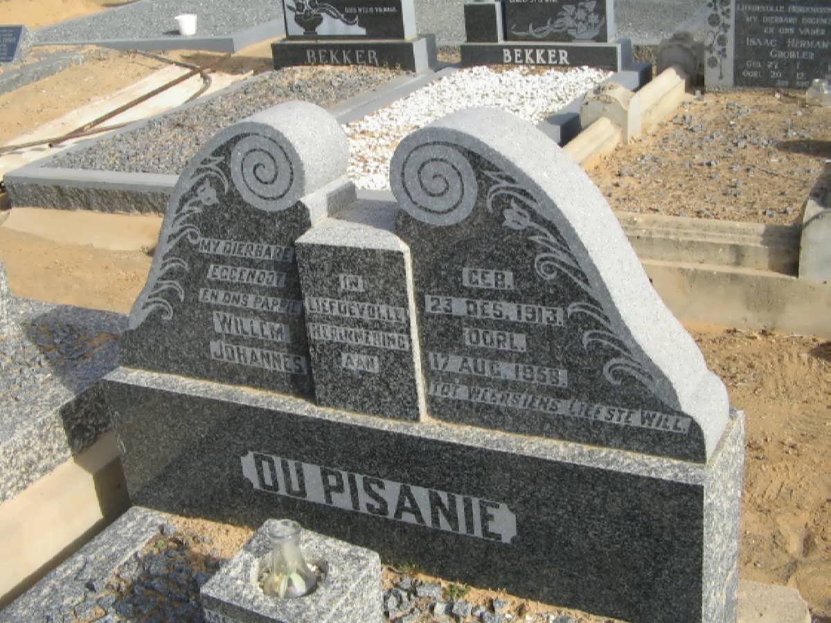 PISANIE Willem Johannes, du 1913-1958