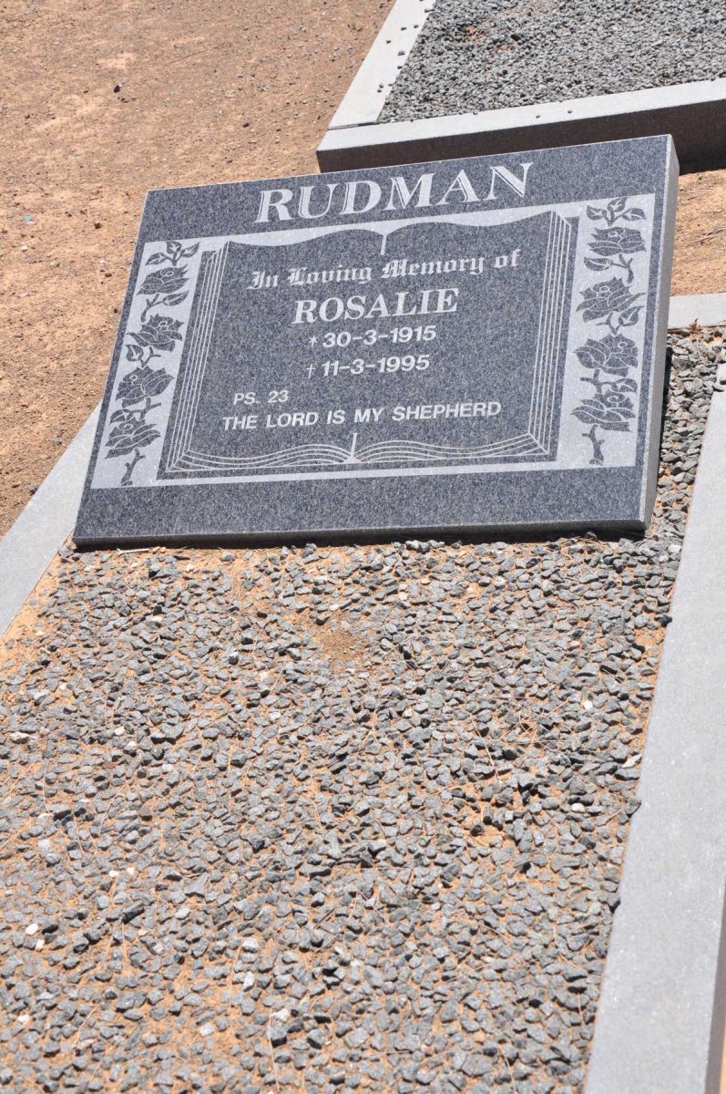RUDMAN Rosalie 1915-1995