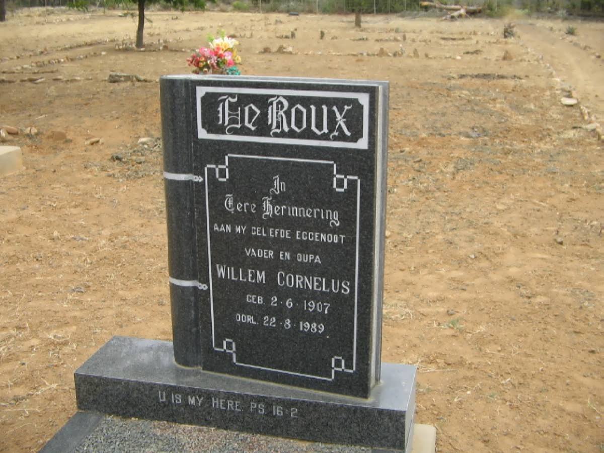 ROUX Willem Cornelus, le 1907-1989