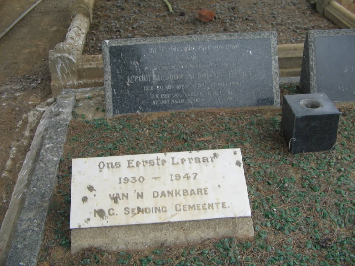 RETIEF Jacobus Arnoldus 1884-1950