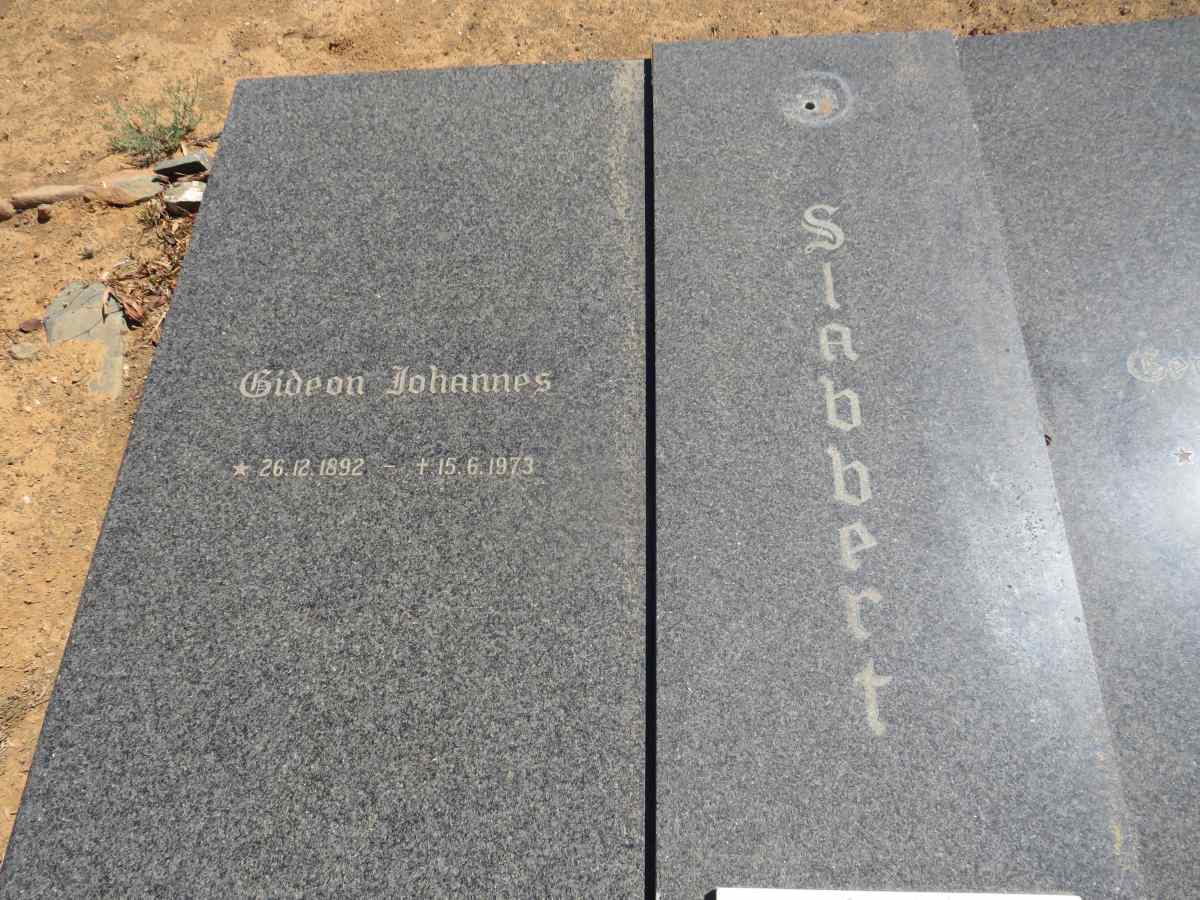 SLABBERT Gideon Johannes 1892-1973 & Gertruida Sophia CROUSE 1893-1977_1