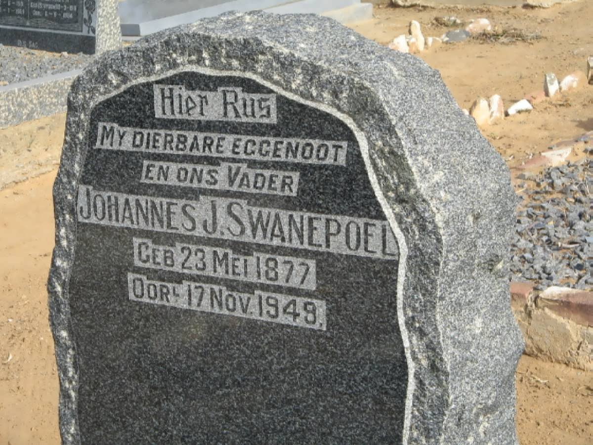 SWANEPOEL Johannes J. 1877-1948