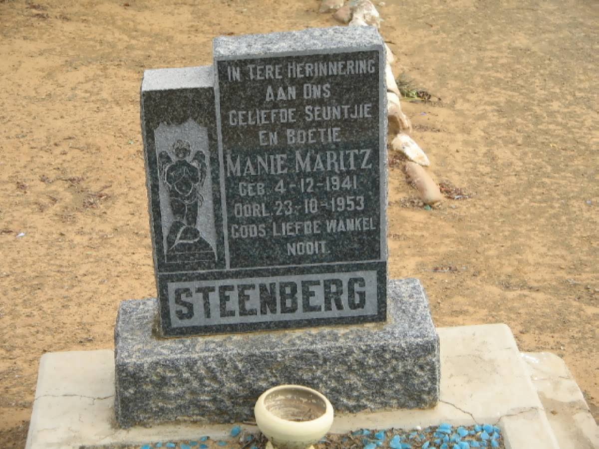 STEENBERG Manie Maritz 1941-1953