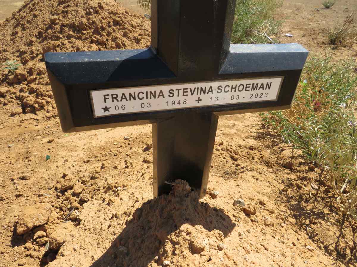 SCHOEMAN Francina Stevina 1948-2023