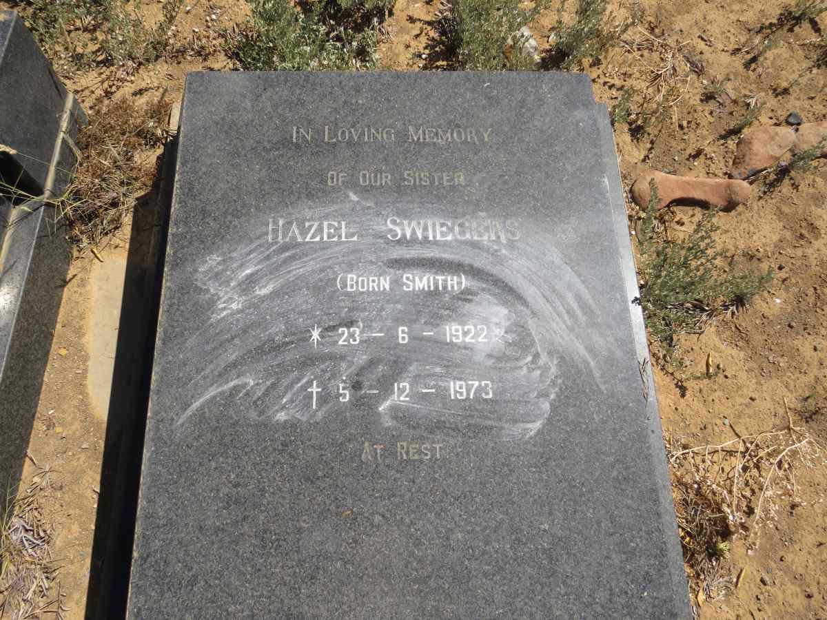 SWIEGERS Hazel nee SMITH 1922-1973