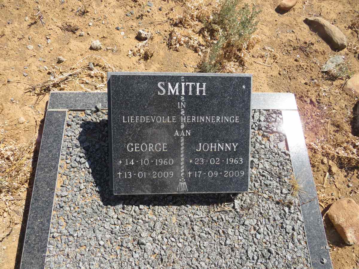 SMITH George 1960-2009 :: SMITH Johnny 1963-2009