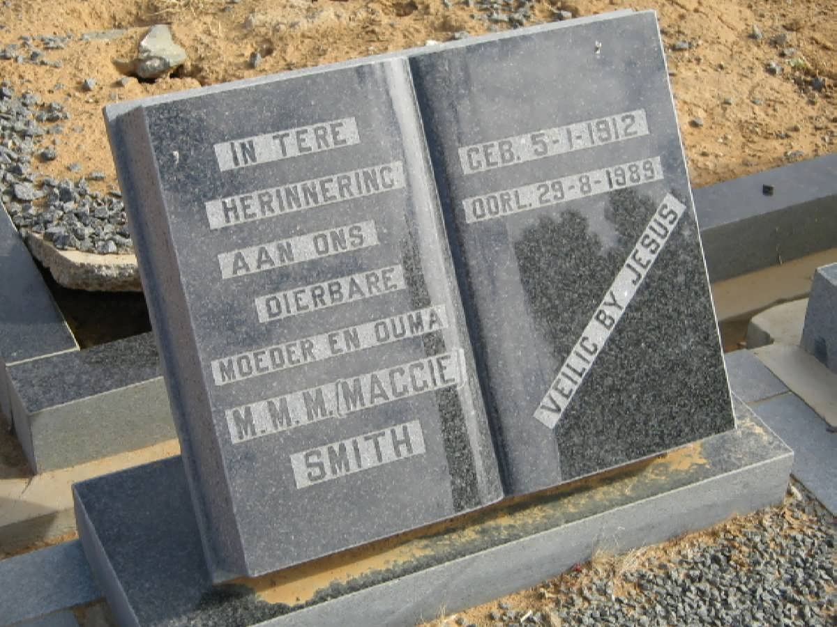 SMITH M.M.M. 1912-1989