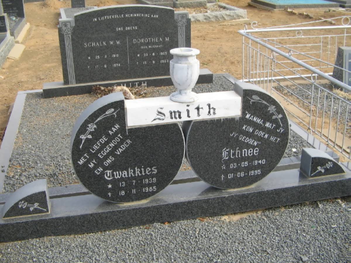 SMITH Twakkies 1939-1985 &amp; Ethnee 1940-1995
