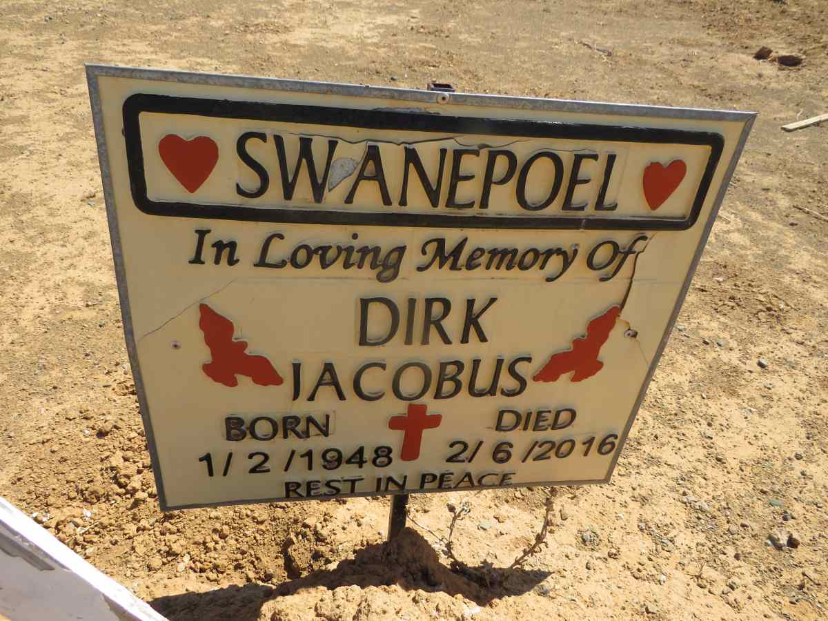 SWANEPOEL Dirk Jacobus 1948-2016