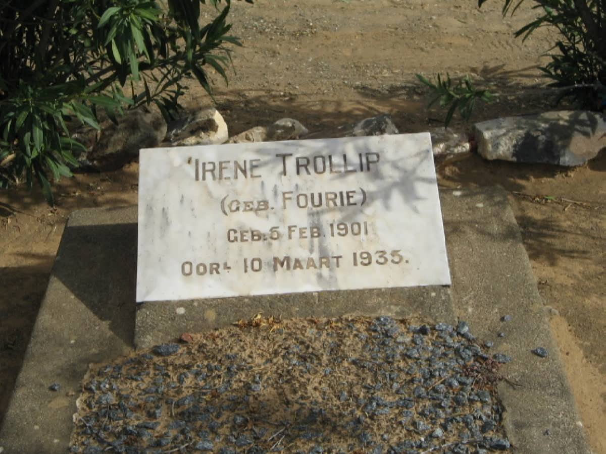 TROLLIP Irene nee FOURIE 1901-1935