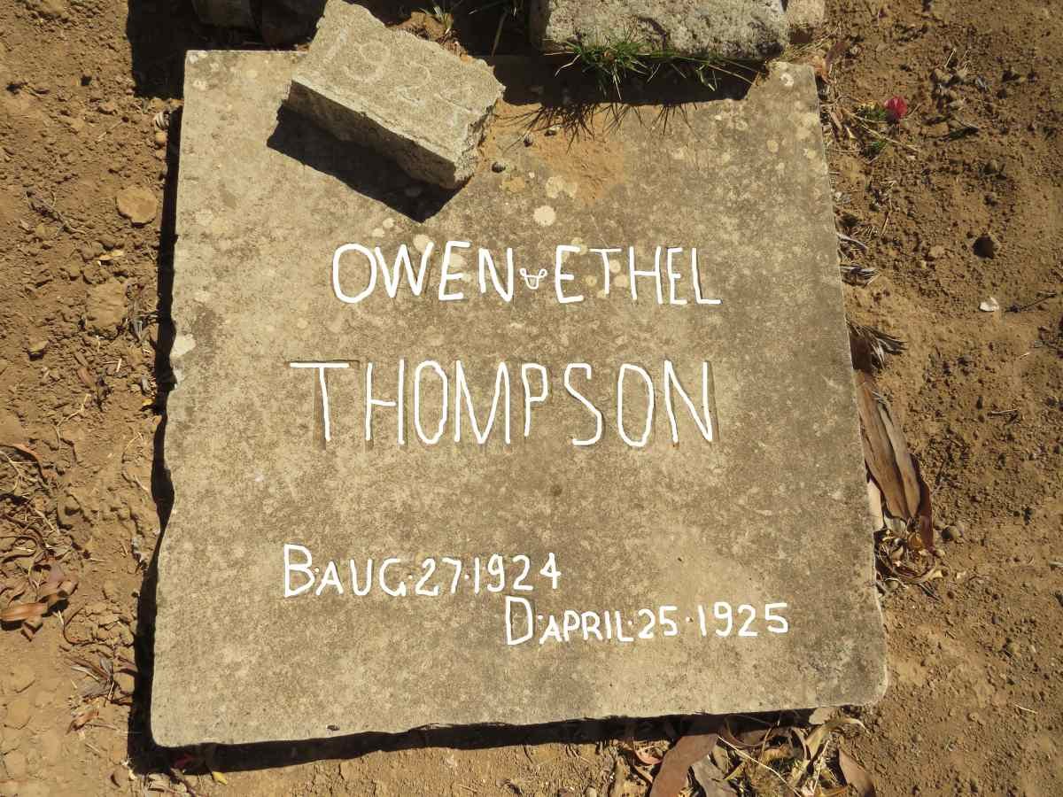 THOMPSON Owen Ethel 1924-1925