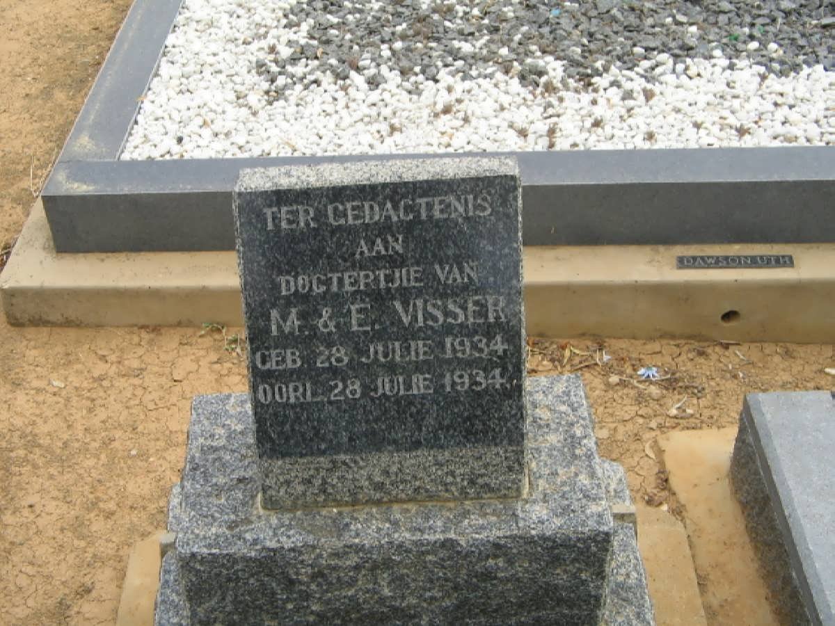 VISSER Dogtertjie 1934-1934