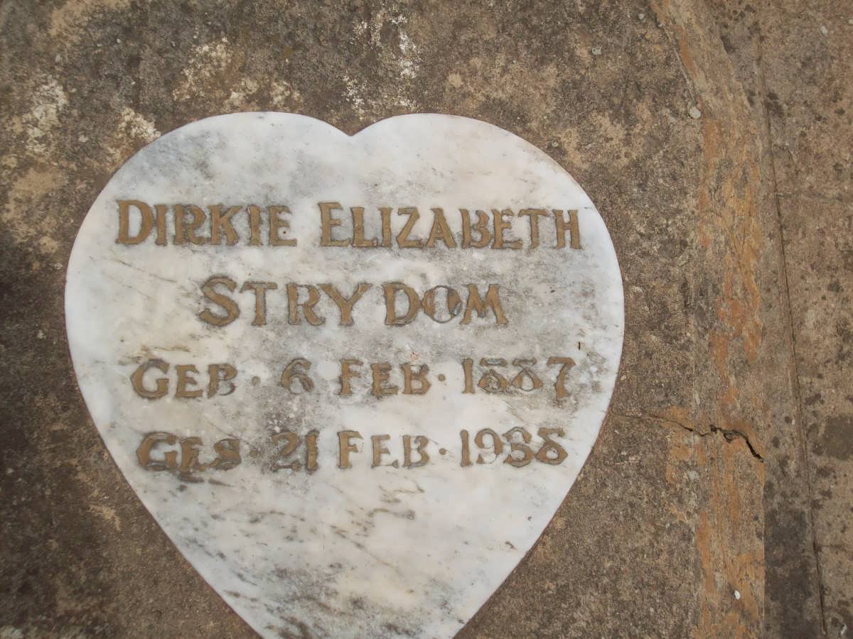 STRYDOM Dirkie Elizabeth 1887-1938