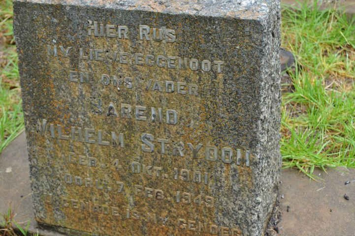 STRYDOM Barend Wilhelm 1901-1949