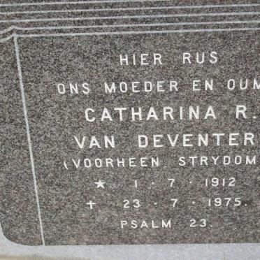 DEVENTER Catharina R., van formerly STRYDOM 1912-1975