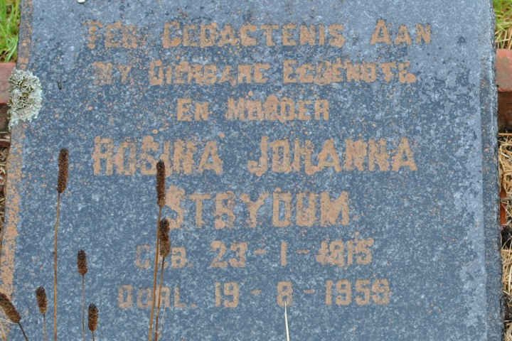 STRYDOM Rosina Johanna 1915-1959