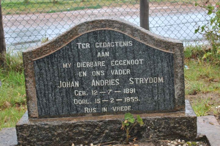 STRYDOM Johan Andries 1891-1955