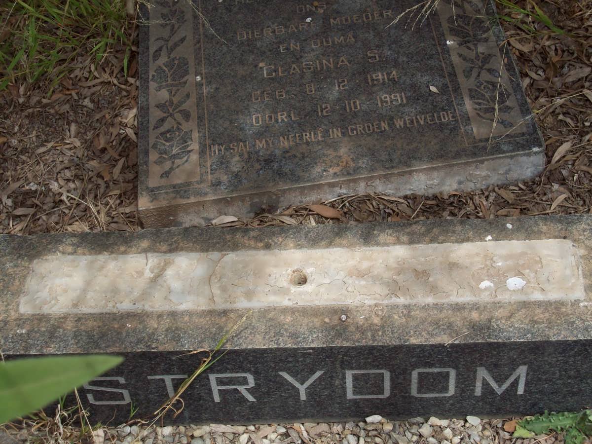 STRYDOM Clasina S. 1914-1991