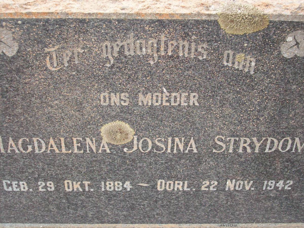 STRYDOM Magdalena Josina 1884-1942