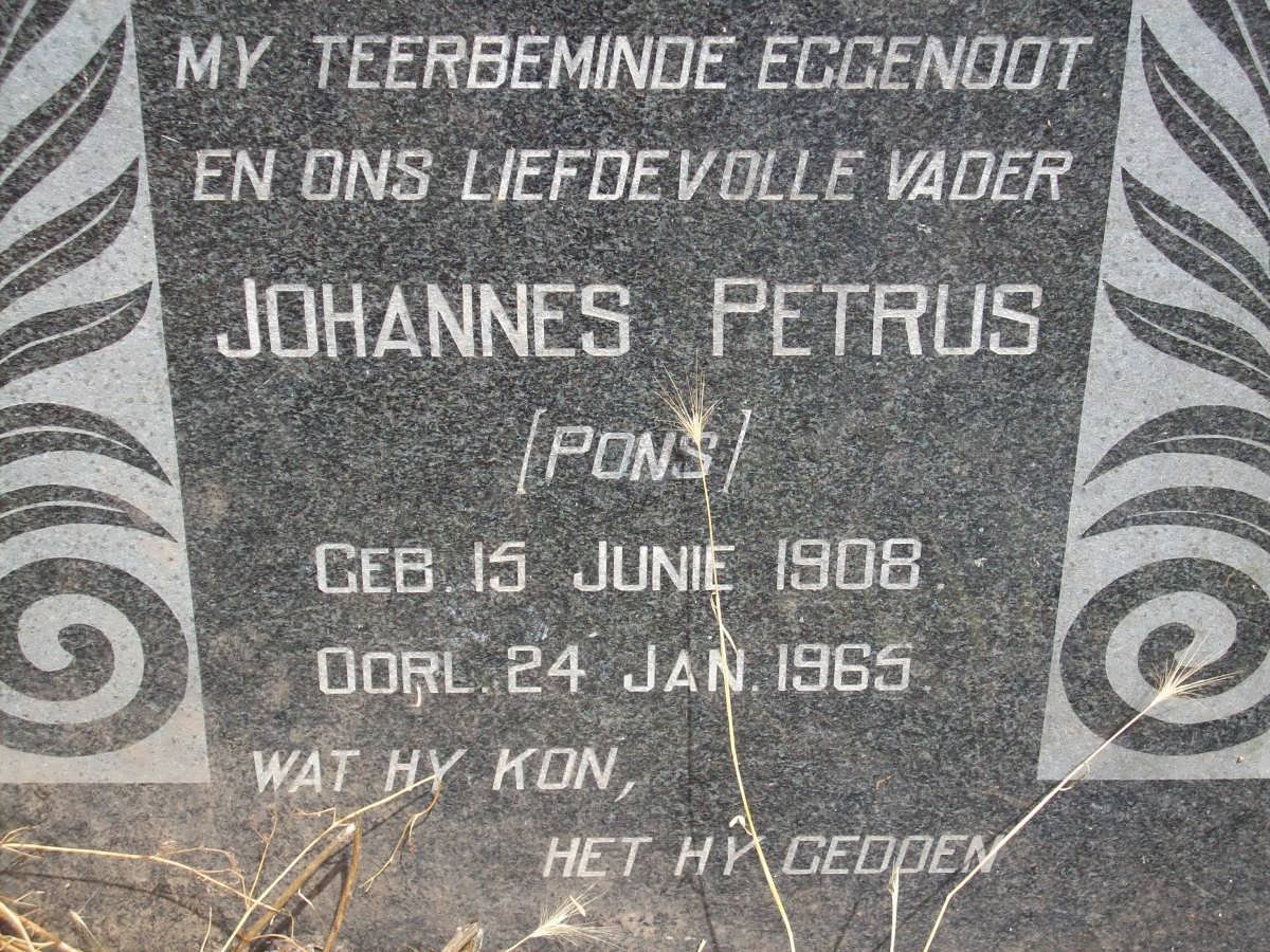 ? Johannes Petrus 1908-1965