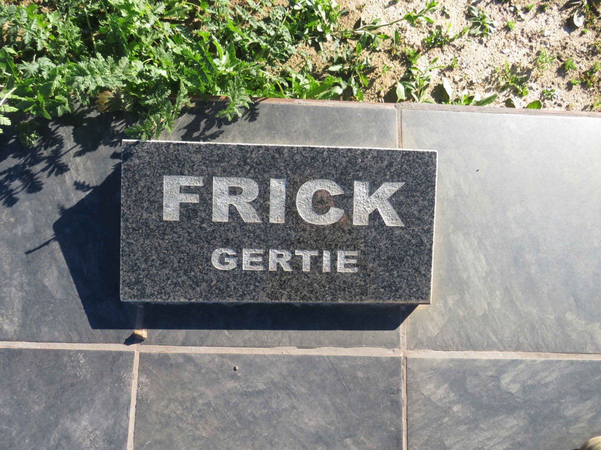 FRICK Gertie