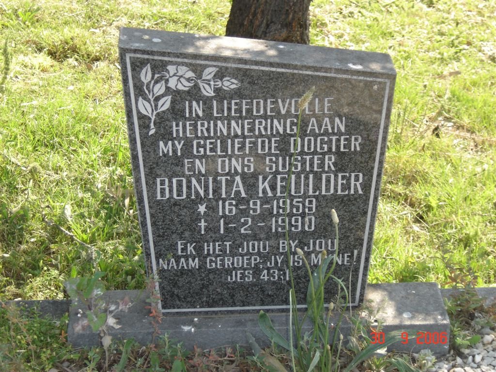 KEULDER Bonita 1959-1990