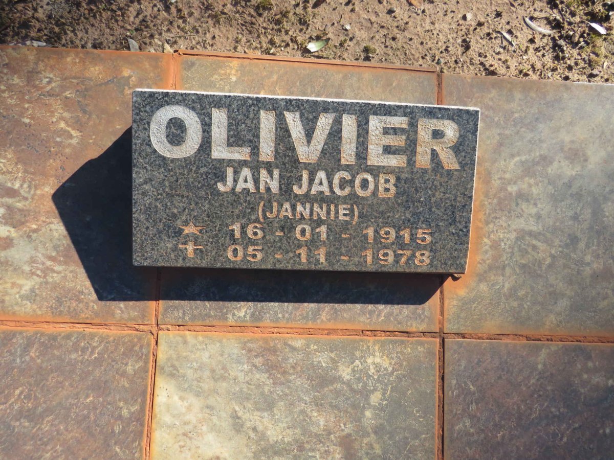 OLIVIER Jan Jacob 1915-1978