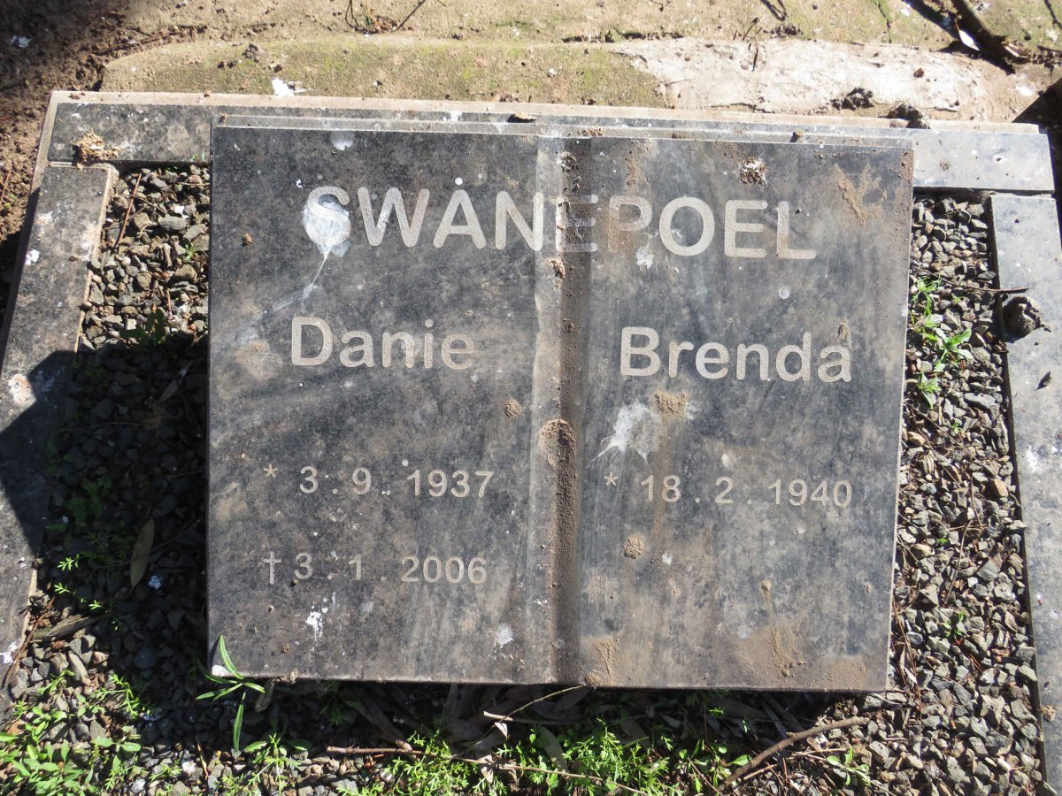SWANEPOEL Danie 1937-2006 & Brenda 1940-