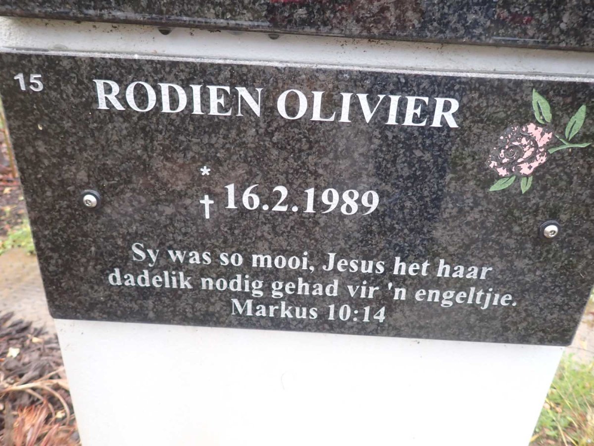 OLIVIER Rodien 1989-1989