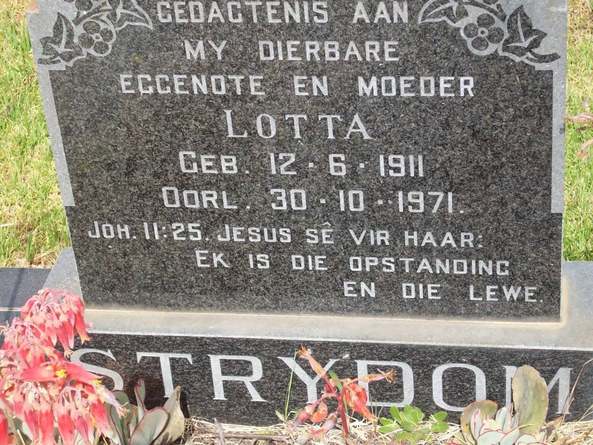 STRYDOM Lotta 1911-1971 