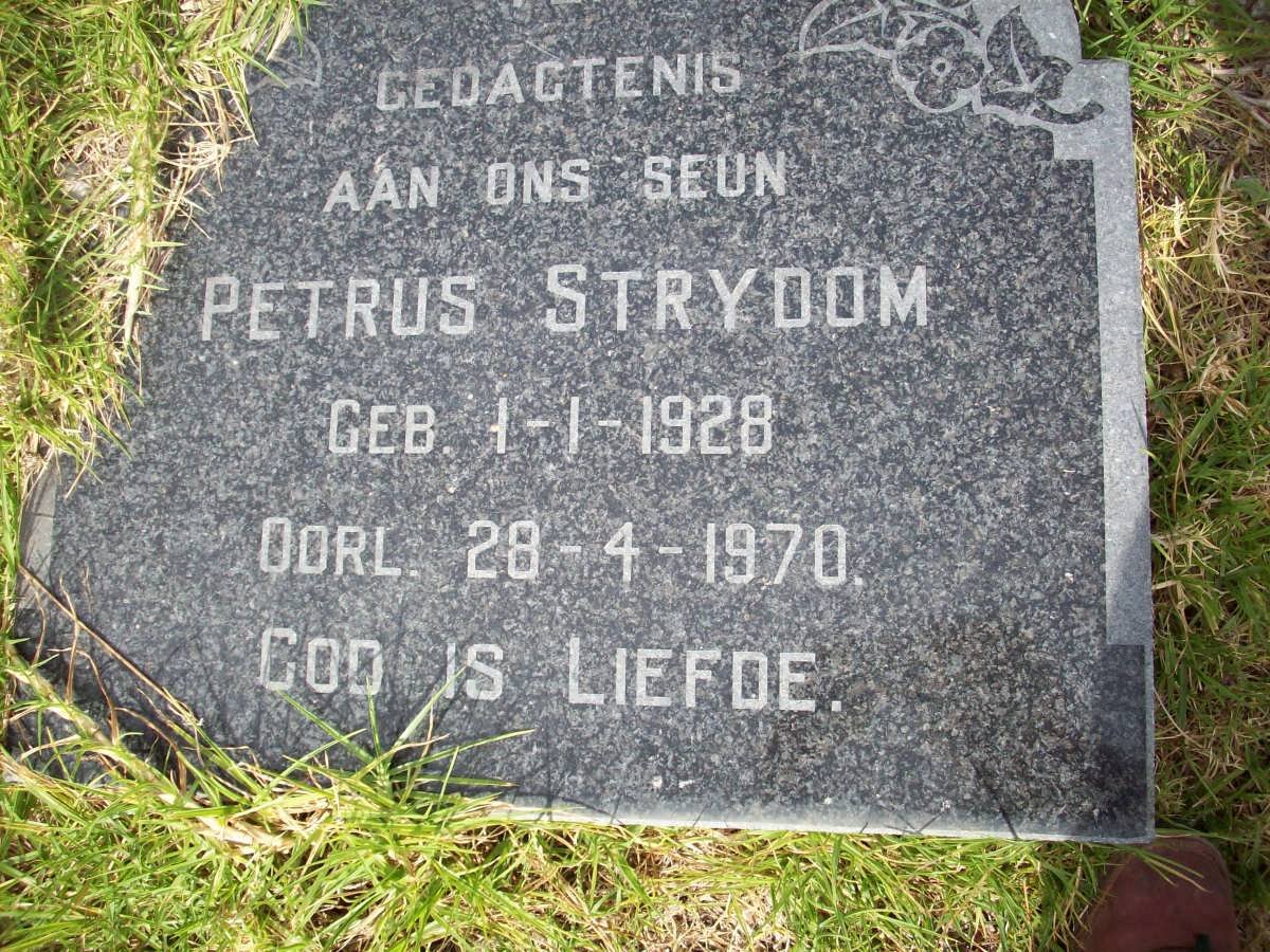 STRYDOM Petrus 1928-1970