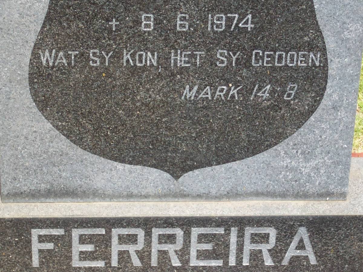 FERREIRA C.E. 1887-1974